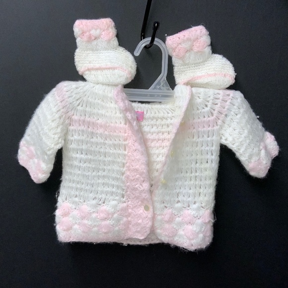 Vintage Lot Baby Girl Dress Sweaters Hats Kate Greenaway Carol Joy Prim’n Pretty - Picture 13 of 16